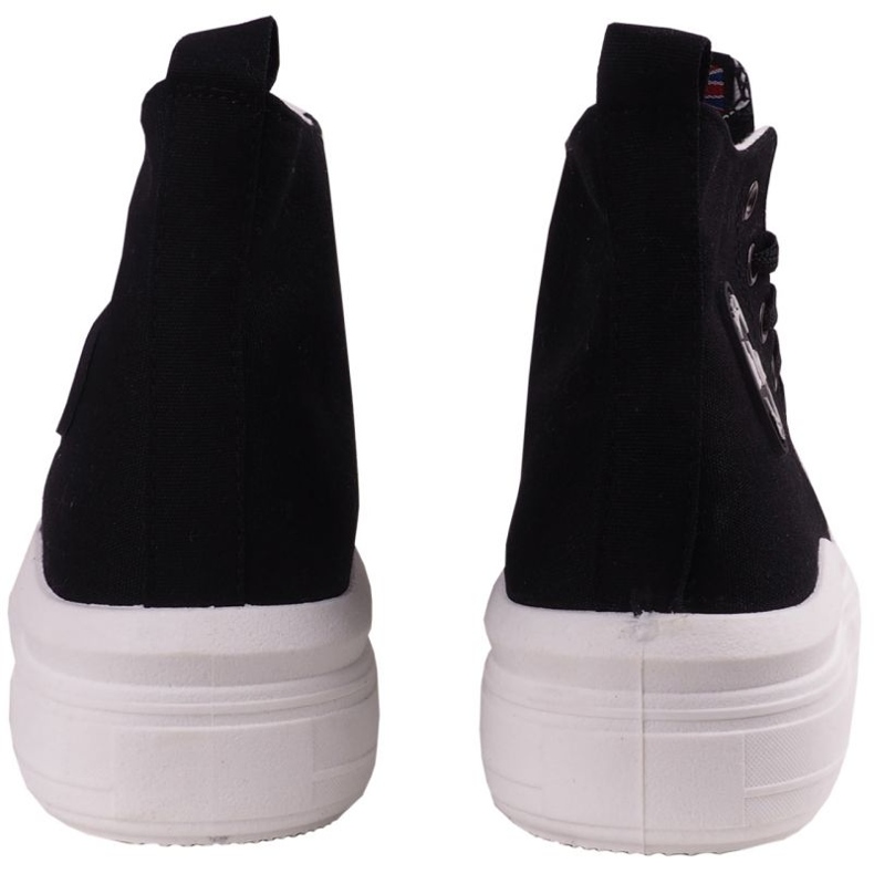 Hohe Sneaker für Frauen auf der Lee Cooper LCW-23-44-1629LA Black Plattform schwarz 3