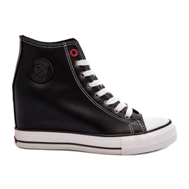 Damen Wedge Sneakers Cross Jeans NN2R4005 Schwarz 1