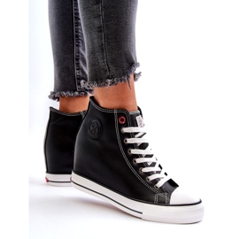 Damen Wedge Sneakers Cross Jeans NN2R4005 Schwarz 3