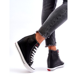 Damen Wedge Sneakers Cross Jeans NN2R4005 Schwarz 4