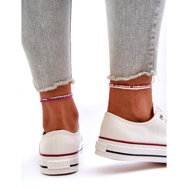 Niedrige Damen-Sneaker Big Star NN274274 Weiß 7