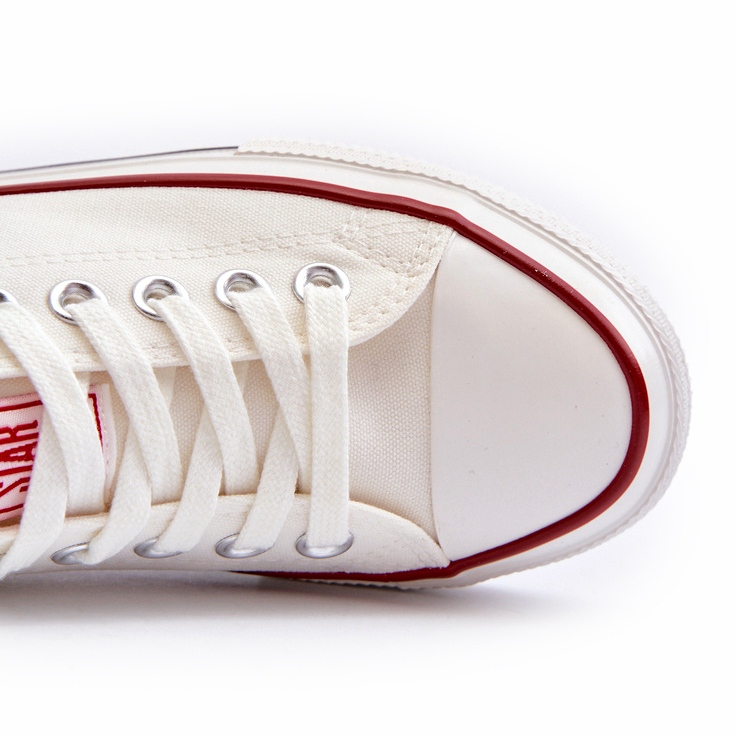 Niedrige Damen-Sneaker Big Star NN274274 Weiß 1