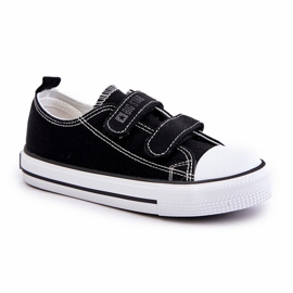 Kinder-Sneaker mit Klettverschluss Big Star OO374008 Schwarz 4