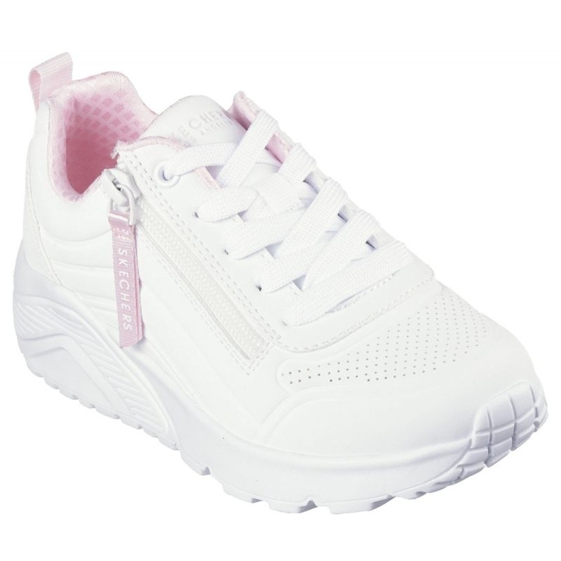SKECHERS UNO LITE - Easy Reißverschluss 310387L wht Schuhe weiß 1