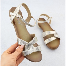 S.Barski Frauensandalen Złote S. Barski KV51-02222222 golden 1