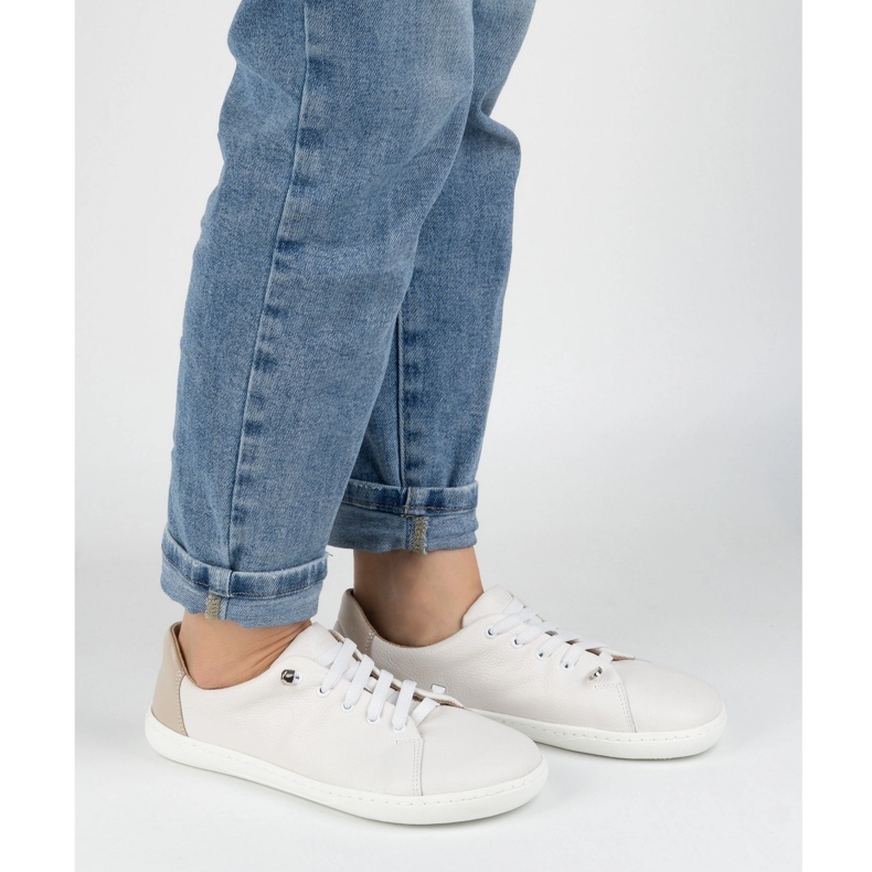 WASAK Barfußschuhe für Frauen minimalistisches Leder 0771W Weiß 2