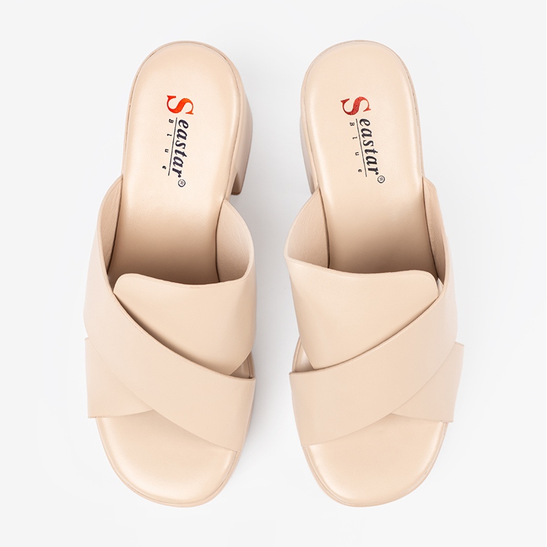 Seastar Beige Flip -Flops auf dem Post 1