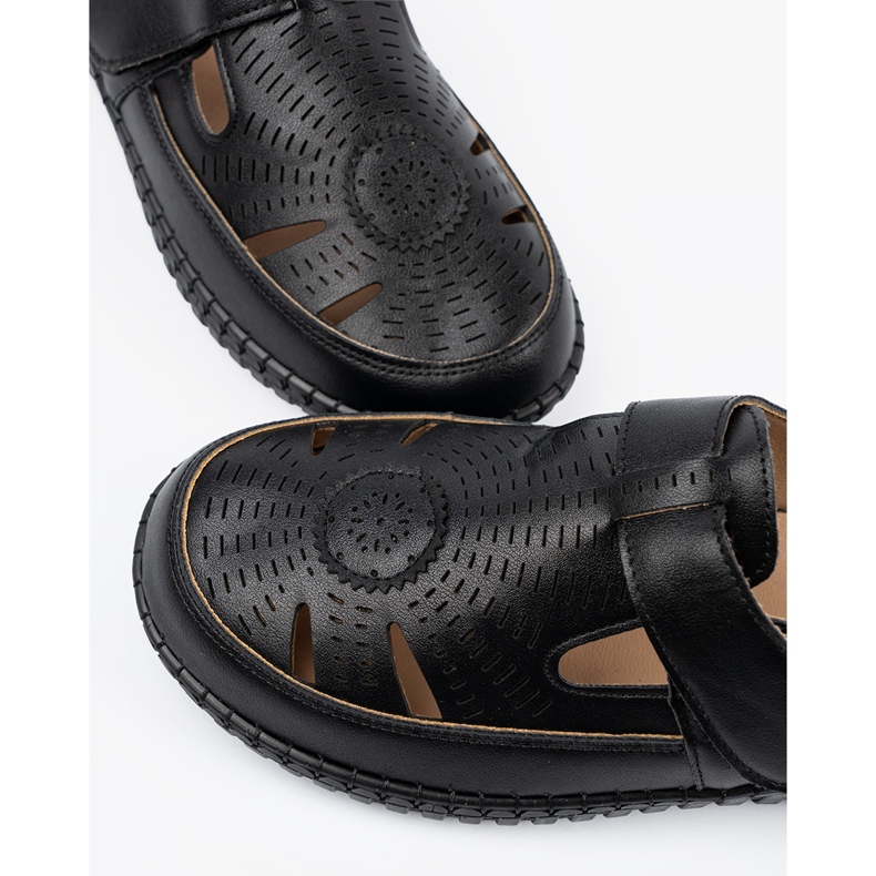 Seastar Schwarze offene Frauenschuhe 2