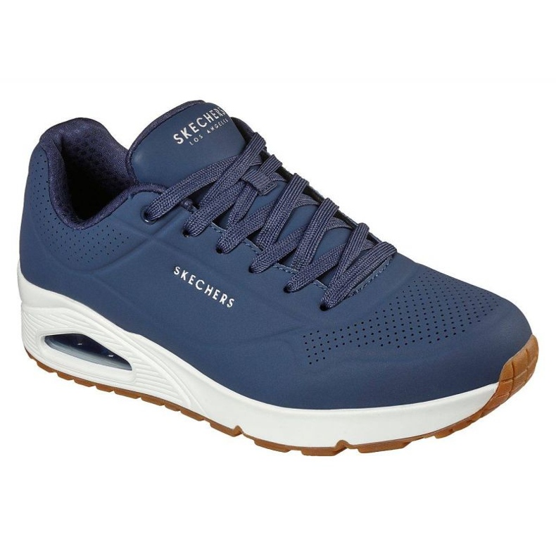 Skechers uno stehen auf Luft 52458-nvy Schuhe blau 1
