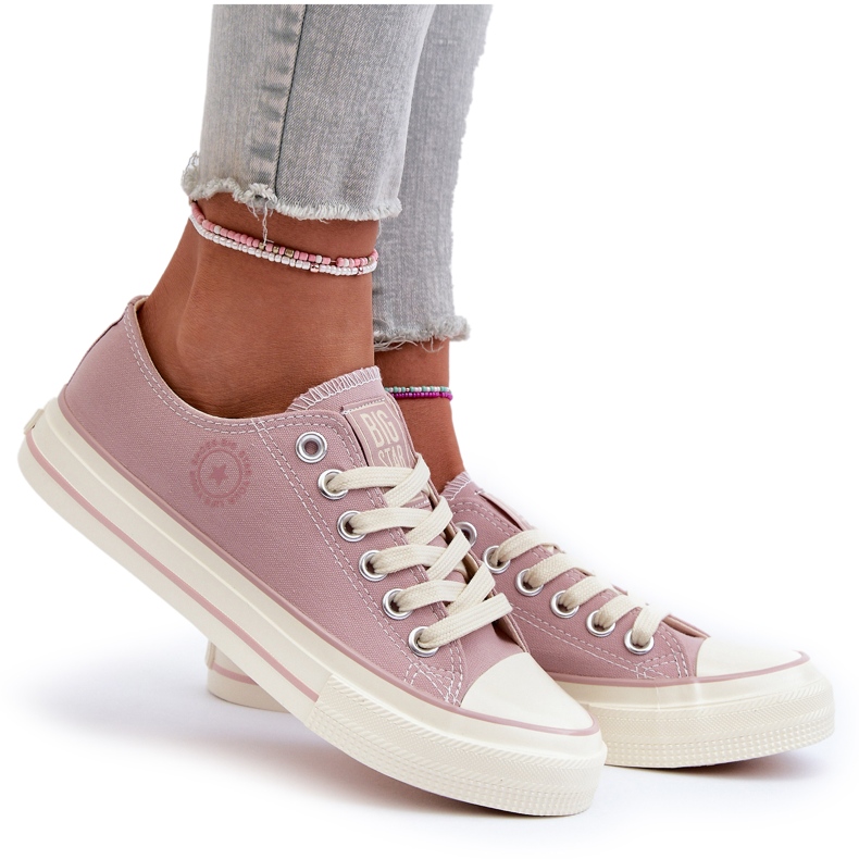 Niedrige Damen-Sneaker Big Star NN274270 Rosa 7