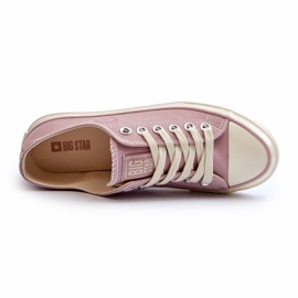 Niedrige Damen-Sneaker Big Star NN274270 Rosa 5