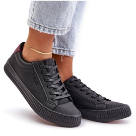 Isolierte Sneaker von Frauen Big Star OO274A462 Schwarz 3