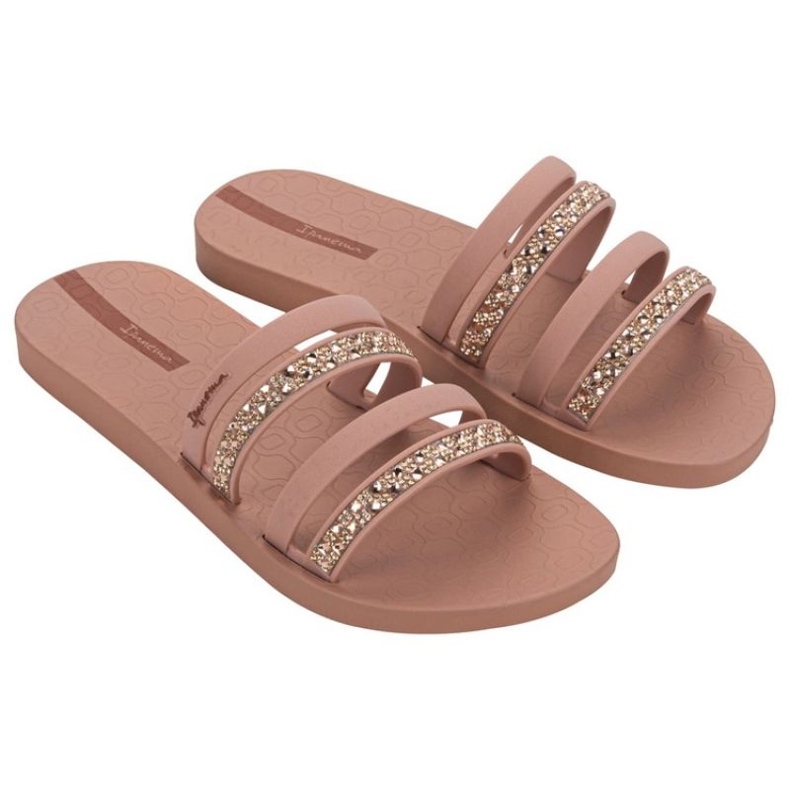 Ipanema Chic Slide Fem 83707 BE141 Flip Flops rosa 1