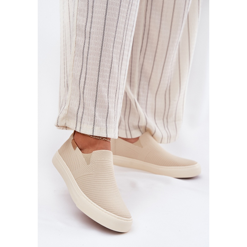 Frauen-Slip-on Big Star RR274721 Beige Sneakers 2