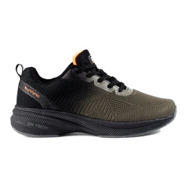Damen-Sportschuhe aus schwarzem Textil DK 1