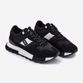 Herren-Sneaker auf der Lee Cooper LCJ-25-03-3378M Plattform schwarz 1