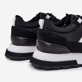 Herren-Sneaker auf der Lee Cooper LCJ-25-03-3378M Plattform schwarz 2