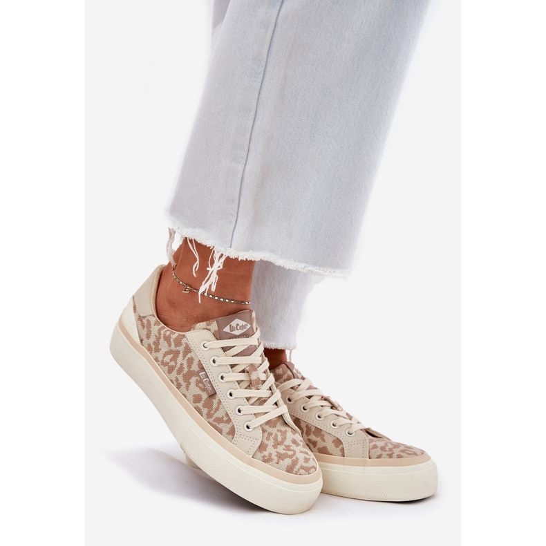 Low Damen-Sneaker Lee Cooper LCW-25-02-3330L Beige 1