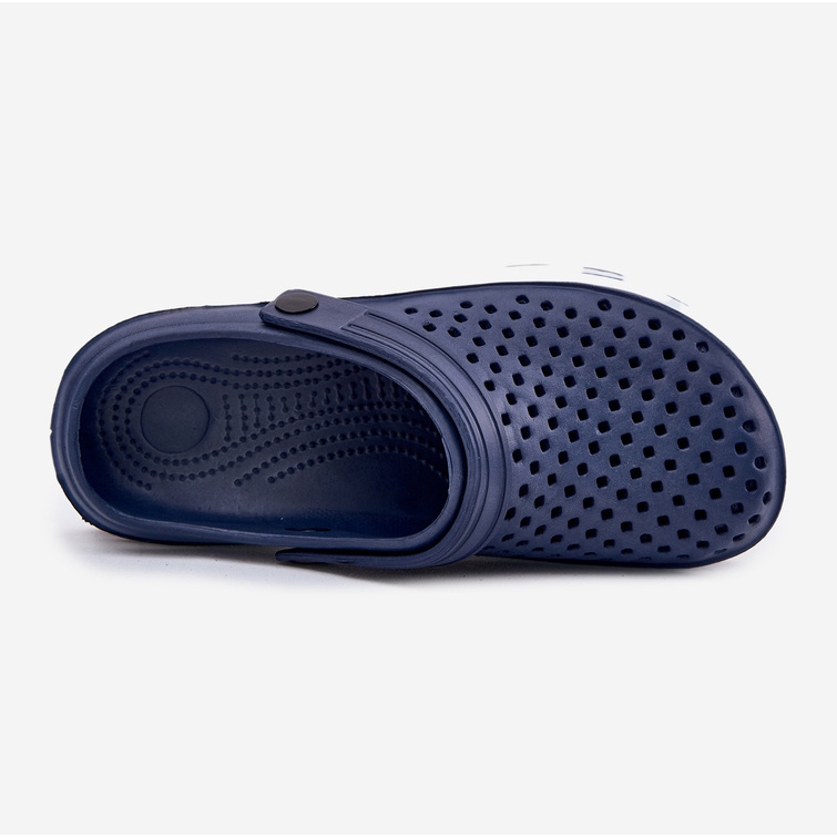 EVento Männer Marine Blue Foam Pantoffeln blau 2