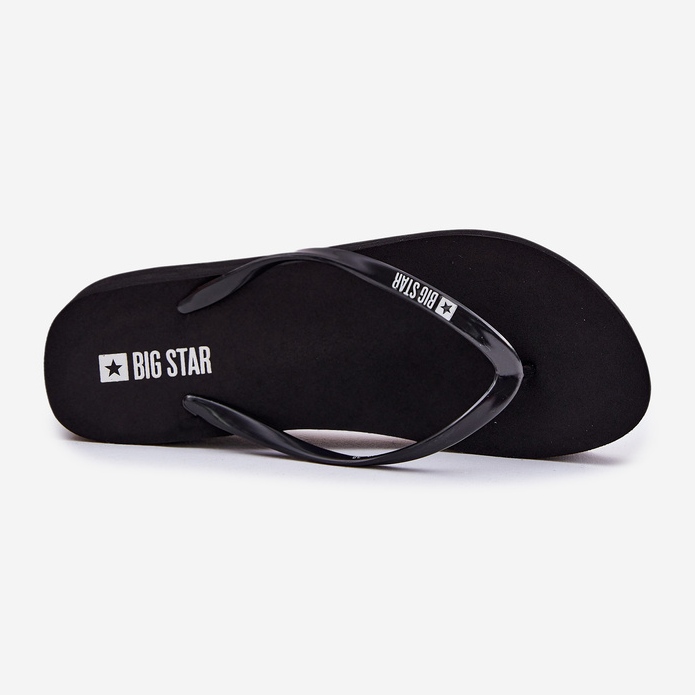 Damenflip -Flops auf Keilen Big Star RR274A549 Schwarz 2