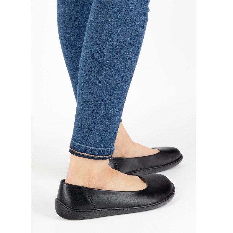 Olivier Barfuß minimalistische Lederschuhe für Frauen aus dem Jahr 1771pol schwarz 1