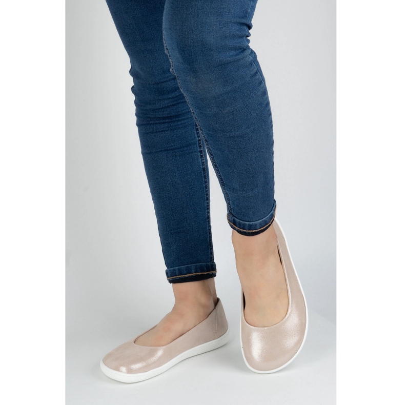 Olivier Barfuß minimalistische Lederschuhe für Frauen aus dem Jahr 1771pol rosa Satin 2