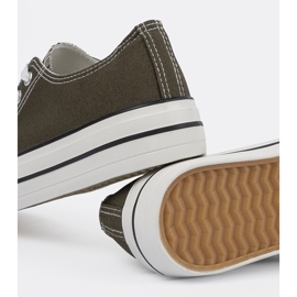 Dunkelgrüne Sneaker von Frauen 1