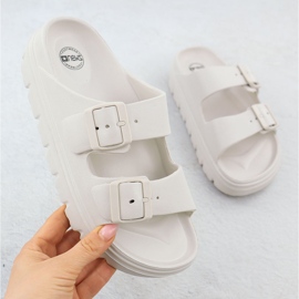 News Beige Beige 5610 Plattform -Schwimmbadklappen 1