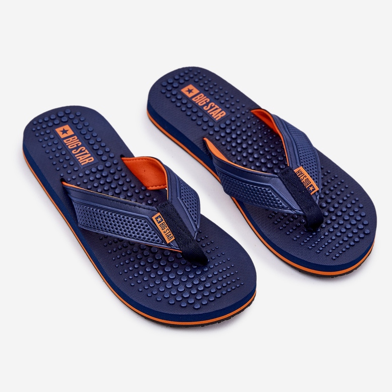 Herren Flip -flops Big Star RR174437 Marineblau 1
