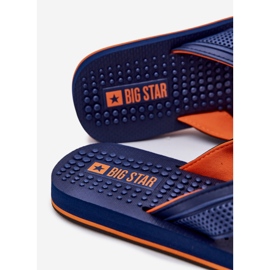 Herren Flip -flops Big Star RR174437 Marineblau 4