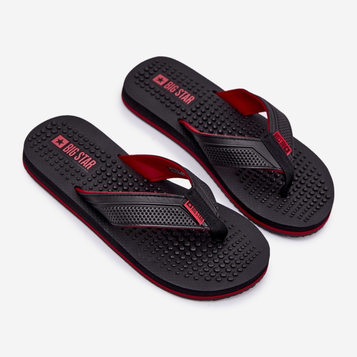 Männer Flip -Flops Big Star RR174441 Schwarz 1
