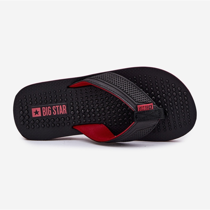 Männer Flip -Flops Big Star RR174441 Schwarz 2