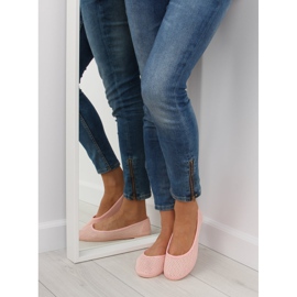 Rosa Mesh-Ballerinas JX56 Rosa 1