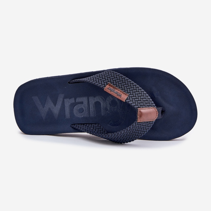 Herren Flip -Flops Wrangler Zane Flipflop Männer niedrig 20251044.24h Marine Blau 2