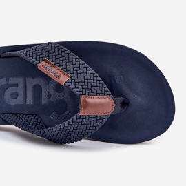Herren Flip -Flops Wrangler Zane Flipflop Männer niedrig 20251044.24h Marine Blau 6