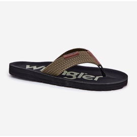 Herren Flip -Flops Wrangler Zane Flipflop Männer niedrig 20251044.20251044.57b Grün 6