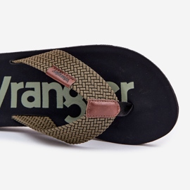 Herren Flip -Flops Wrangler Zane Flipflop Männer niedrig 20251044.20251044.57b Grün 4