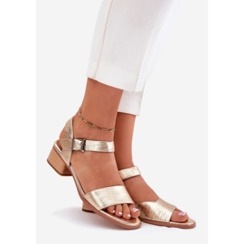 Maciejka N6802-25 Ledersandalen Ledersandalen golden 1