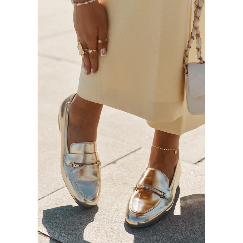 Damen Lederschuhe Maciejka K6809-25 Zlotys golden 2