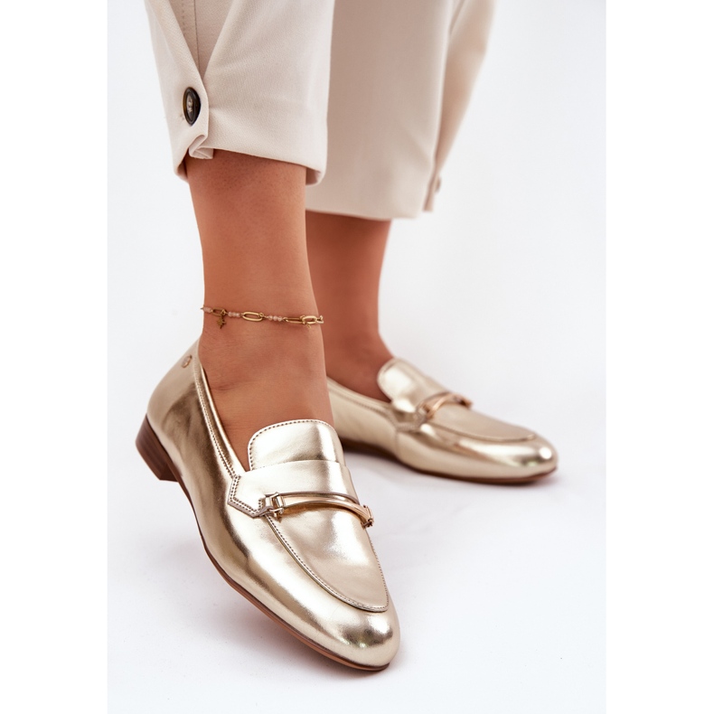 Damen Lederschuhe Maciejka K6809-25 Zlotys golden 1