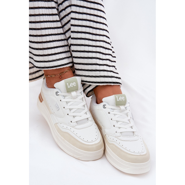 Frauen -Sneaker auf der Lee Emma Women Low 50251014.04L Plattform beige 1