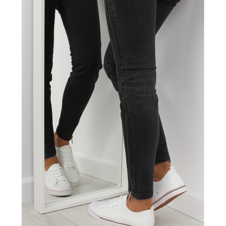 Weiße Damenturnschuhe XL01p weiß 1