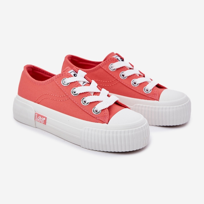 Kinder -Jugend -Sneaker Lee Isla C LOW 50251058 Koralle orange 1