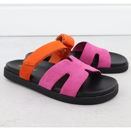 Damen Flip Flops Pink Orange Vinceza 17401 rosa 2