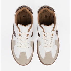 Shelvt Frauen Sportschuhe dickerer Boden weiß 4