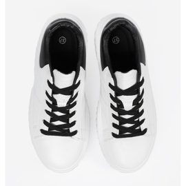 Shelvt Weiße Sportschuhe für Damen 3