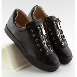 Schwarze Damen Sneaker 7209 Schwarz 1