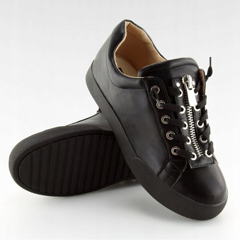 Schwarze Damen Sneaker 7209 Schwarz 2