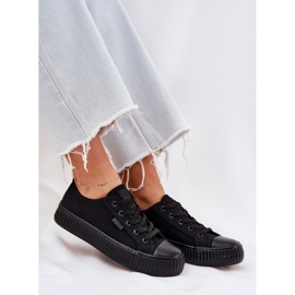 Big Star Frauenmaterial -Sneaker auf der großen schwarzen Plattform der großen Star RR274775 6
