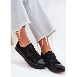 Big Star Frauenmaterial -Sneaker auf der großen schwarzen Plattform der großen Star RR274775 7